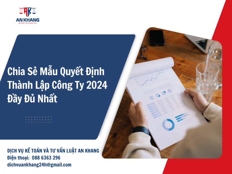 Chia Sẻ Mẫu Quyết Định Thành Lập Công Ty 2024 Đầy Đủ Nhất