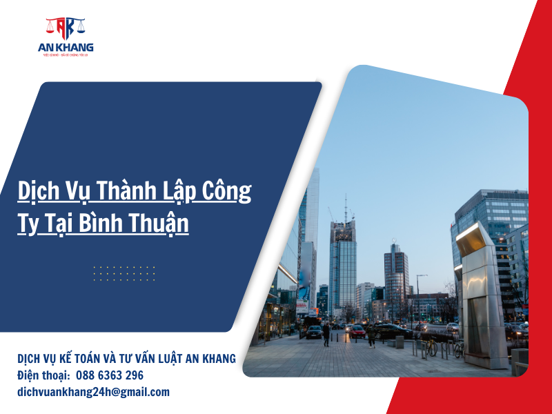 Dịch Vụ Thành Lập Công Ty Tại Bình Thuận