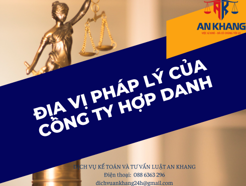 Địa vị pháp lý của công ty hợp danh