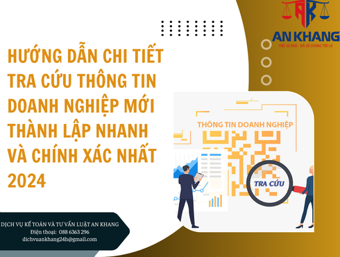 Hướng dẫn chi tiết tra cứu thông tin doanh nghiệp mới thành lập nhanh và chính xác nhất 2024