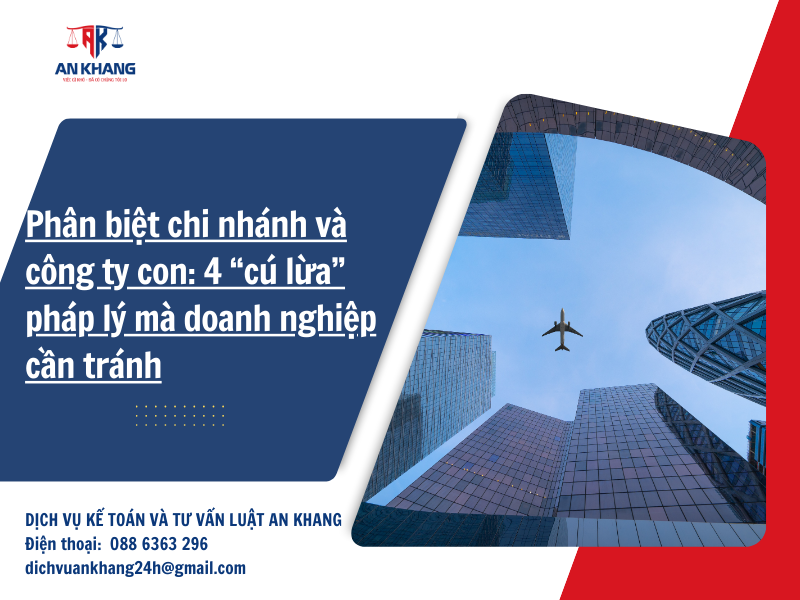 Phân biệt chi nhánh và công ty con: 4 “cú lừa” pháp lý mà doanh nghiệp cần tránh