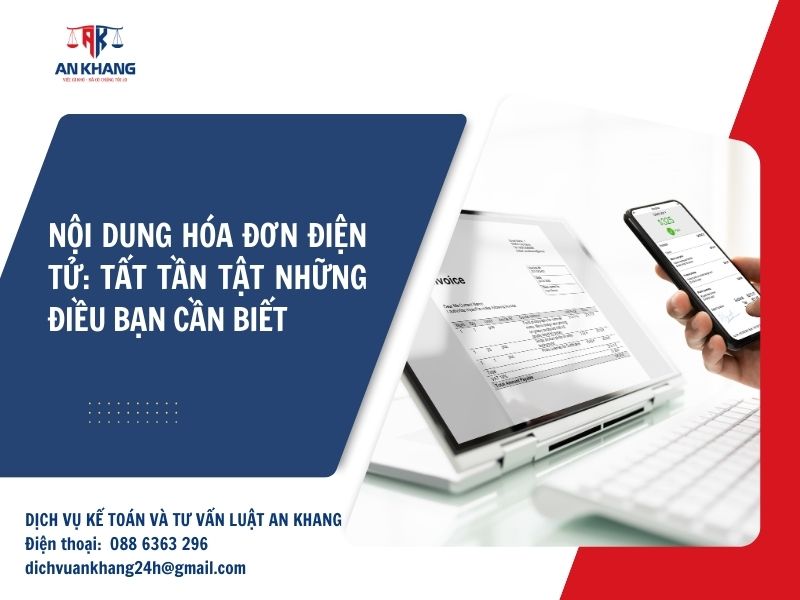 Nội dung hóa đơn điện tử: Tất tần tật những điều bạn cần biết