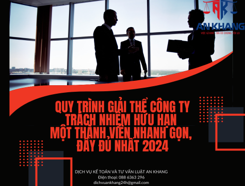 Quy trình giải thể công ty Trách nhiệm hữu hạn Một thành viên nhanh gọn, đầy đủ nhất 2024