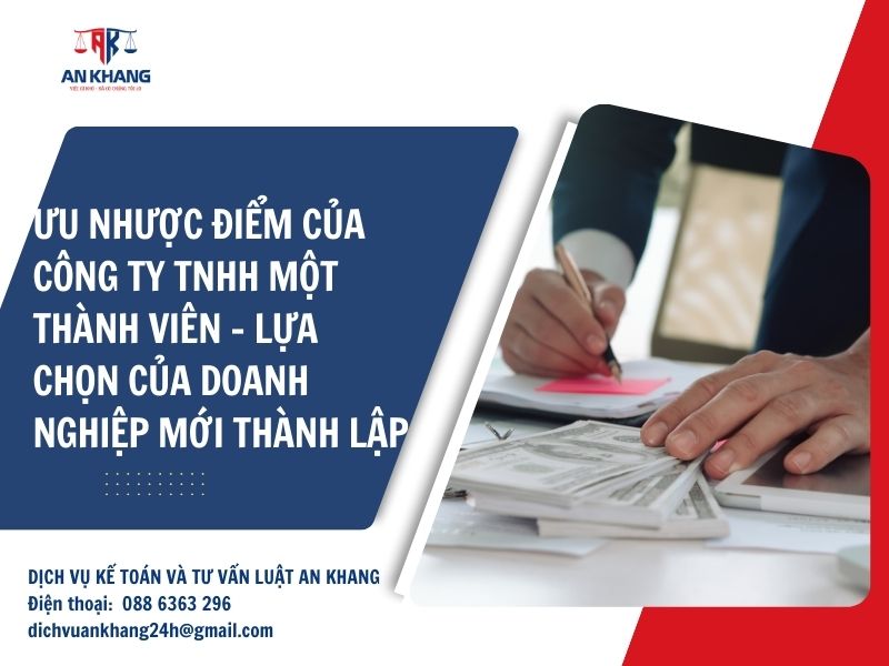 Ưu, nhược điểm của công ty TNHH một thành viên – Lựa chọn của doanh nghiệp mới thành lập?