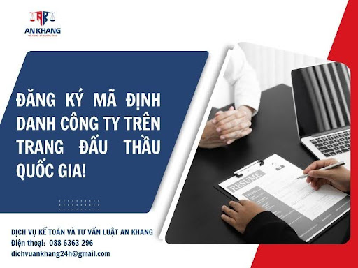 Đăng ký mã định danh công ty trên trang đấu thầu quốc gia