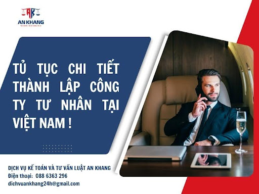 Thủ tục chi tiết thành lập công ty tư nhân tại Việt Nam 