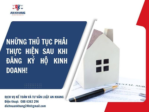 Những thủ tục phải thực hiện sau khi đăng ký hộ kinh doanh