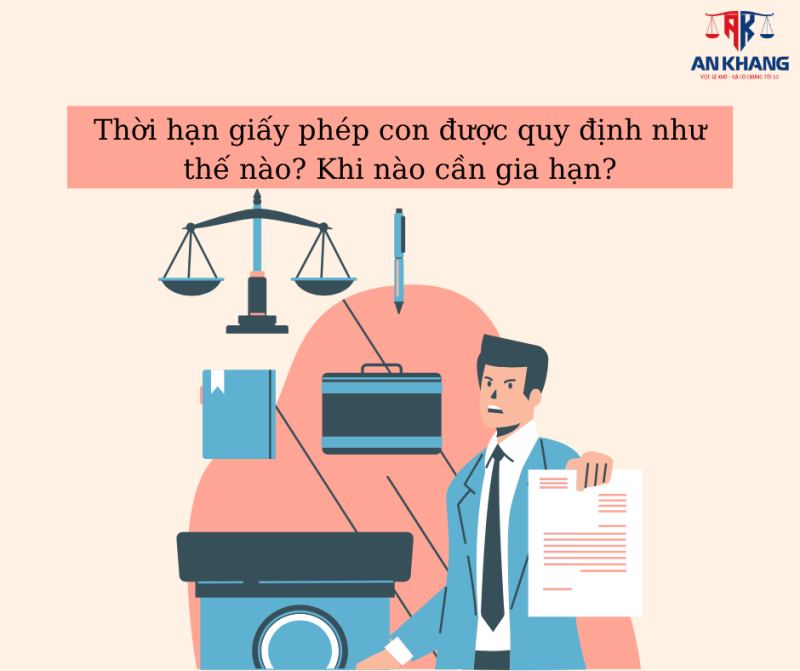 Thời hạn giấy phép con được quy định như thế nào?