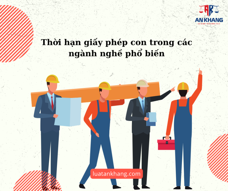 Thời hạn giấy phép con được quy định như thế nào?