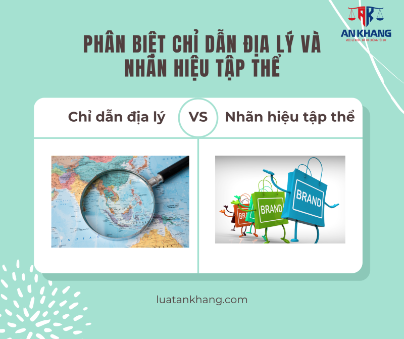 Phân biệt chỉ dẫn địa lý và nhãn hiệu tập thể
