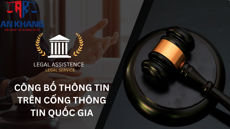 công bố thông tin trên cổng thông tin quốc gia