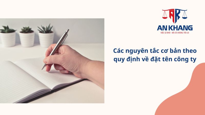 Quy định đặt tên công ty