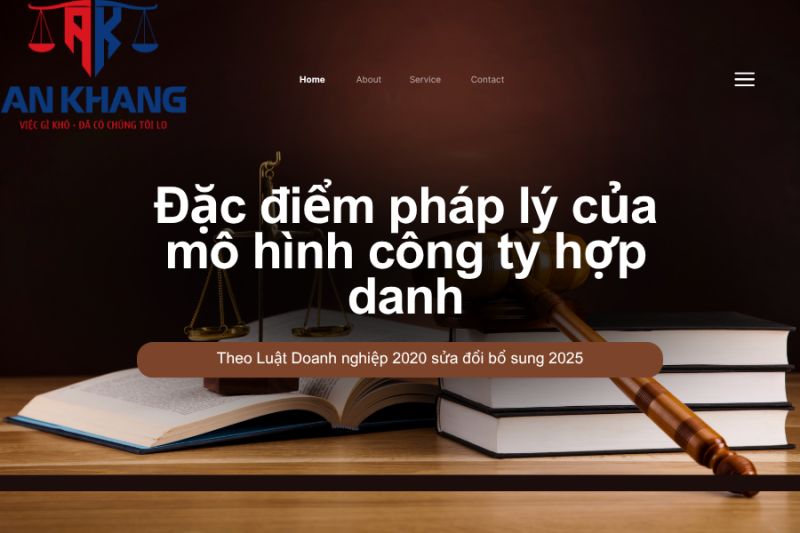 Đặc điểm pháp lý của công ty hợp danh