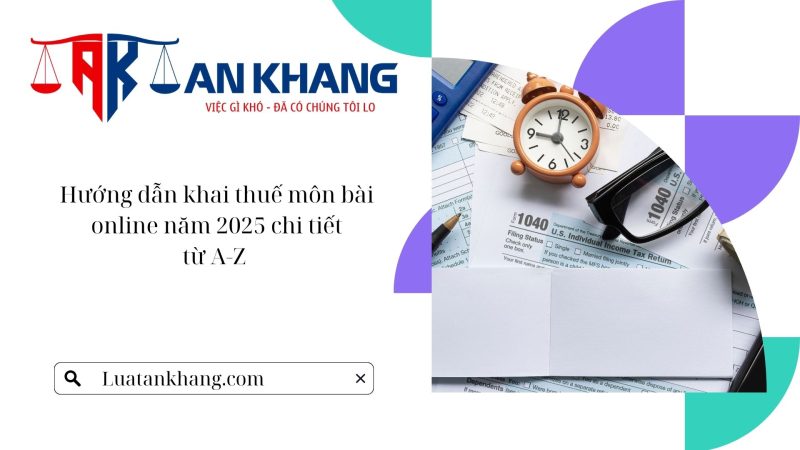 kê khai thuế môn bài online