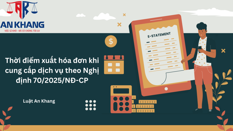 Thời điểm xuất hóa đơn khi cung cấp dịch vụ