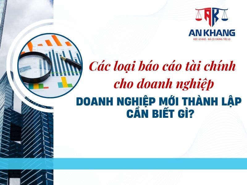 Các loại báo cáo tài chính cho doanh nghiệp – Doanh nghiệp mới thành lập cần biết gì?