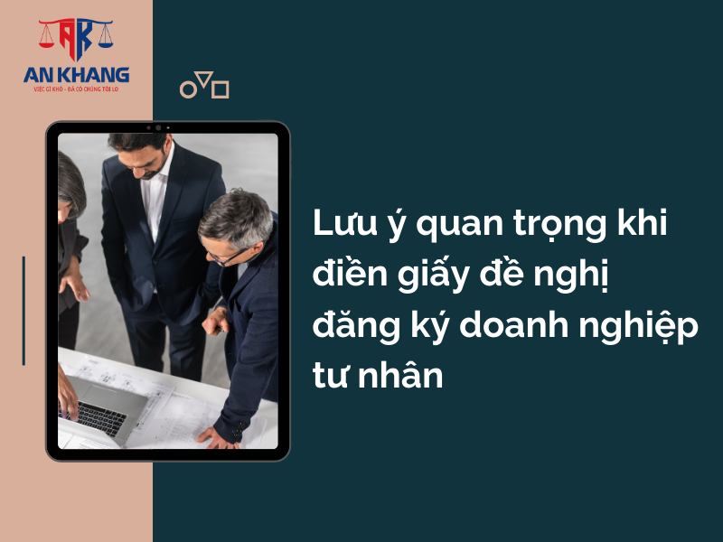 Giấy đề nghị đăng ký doanh nghiệp tư nhân