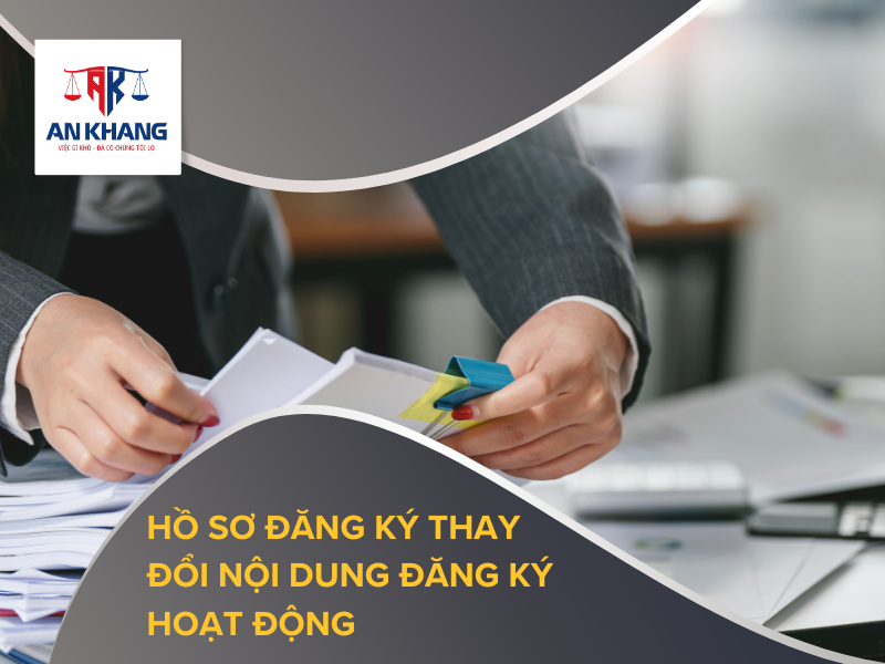 đăng ký thay đổi nội dung đăng ký hoạt động