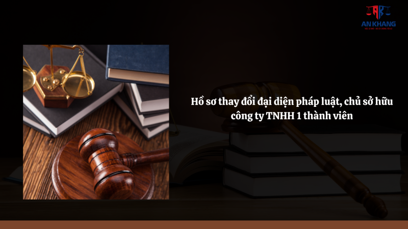 Thay đổi người đại diện theo pháp luật, chủ sở hữu công ty TNHH một thành viên