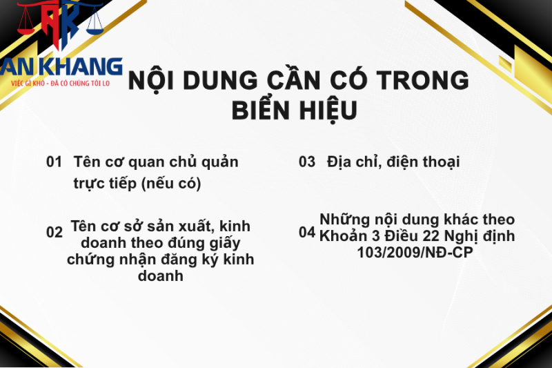 biển tên công ty