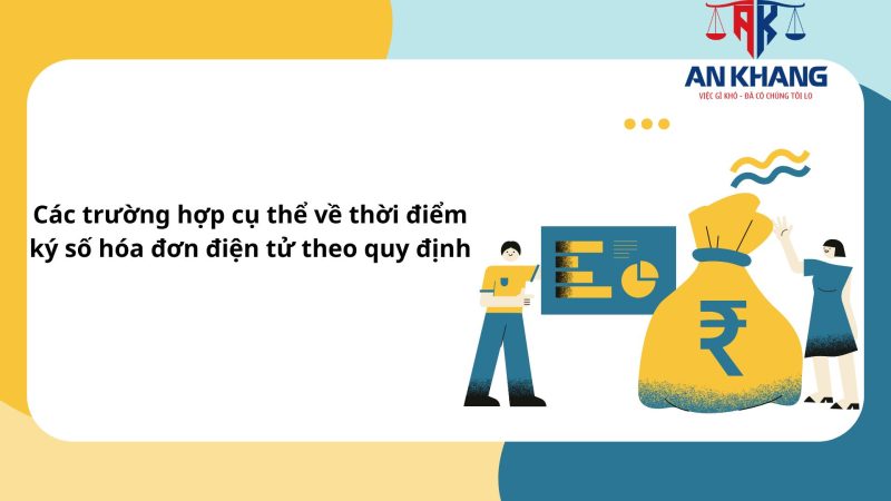 Thời điểm ký số trên hóa đơn điện tử