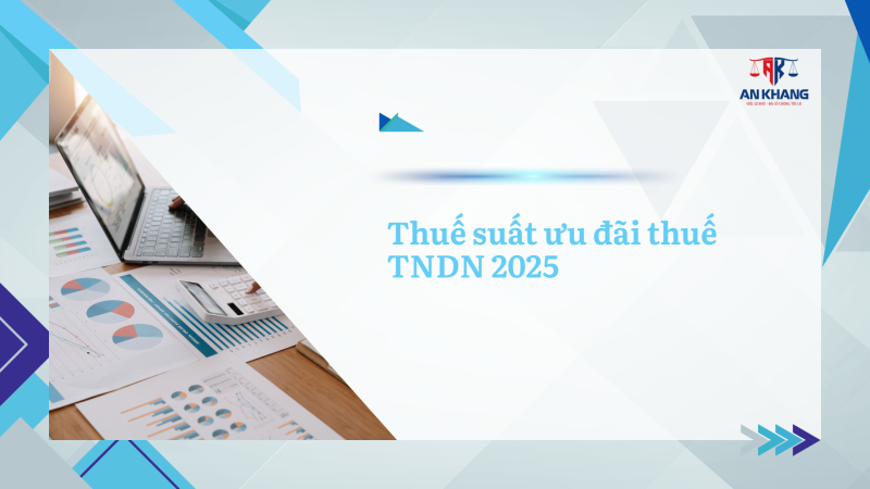 Thuế suất TNDN mới nhất 2025