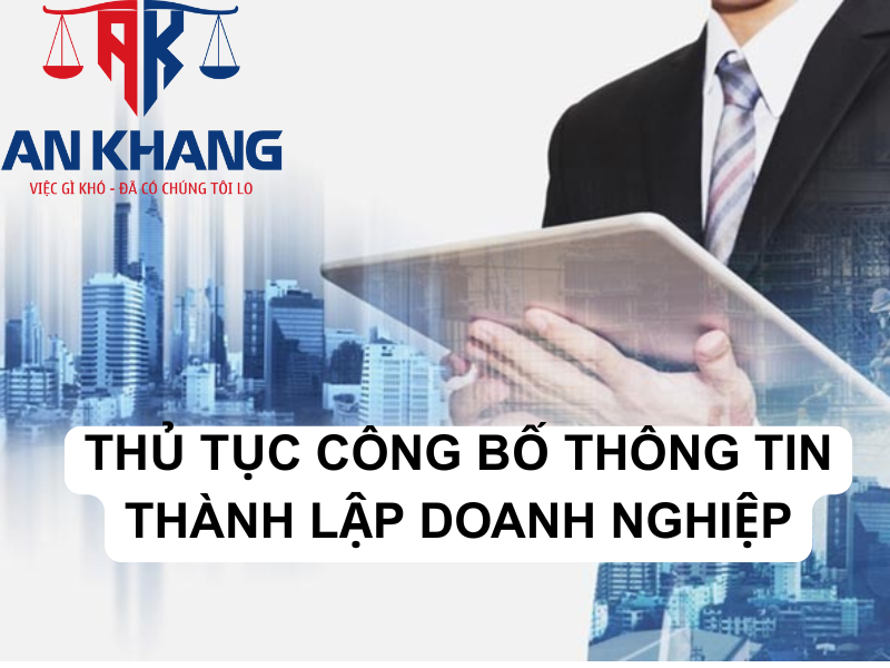 thủ tục công bố thông tin thành lập doanh nghiệp