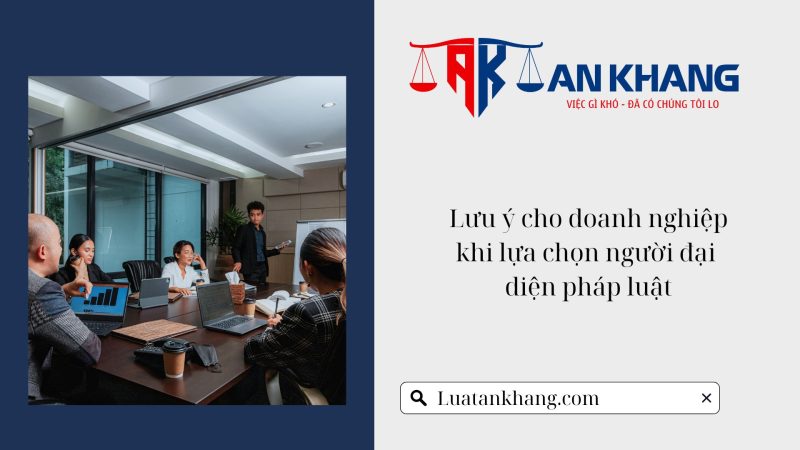 Điều kiện làm người đại diện pháp luật