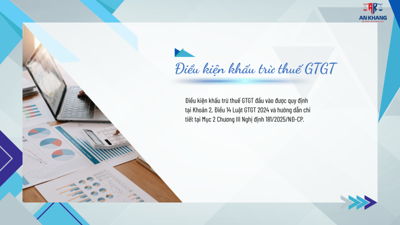 Khấu trừ thuế GTGT