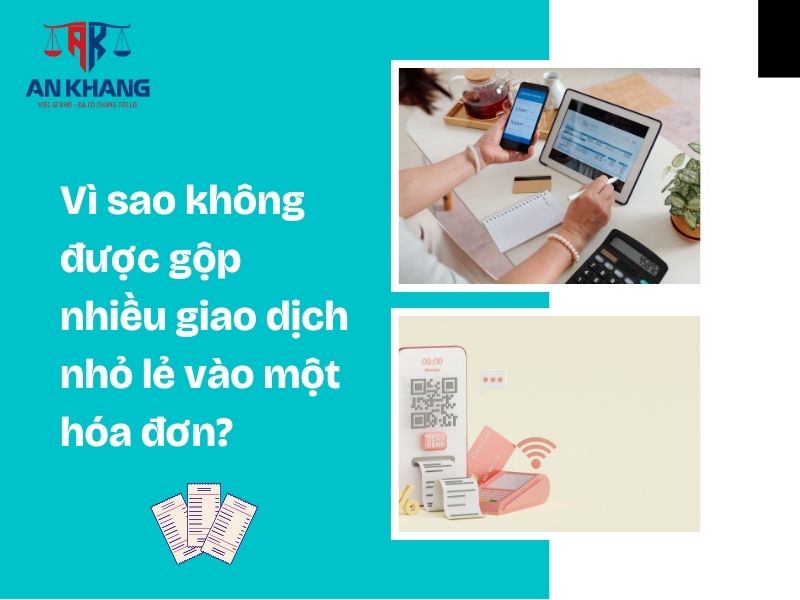 giao dịch nhỏ lẻ vào hóa đơn
