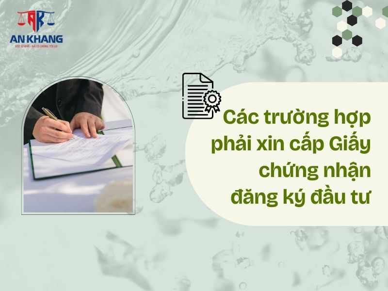 Giấy chứng nhận đăng ký đầu tư