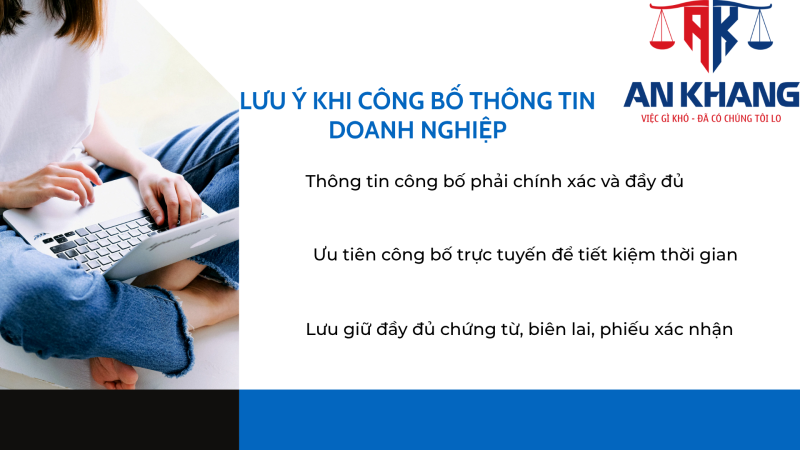 Cách công bố thông tin doanh nghiệp
