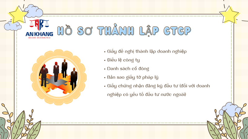 Hồ sơ thành lập công ty cổ phần