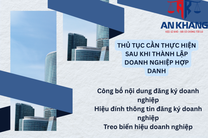 Thủ tục thành lập công ty hợp danh