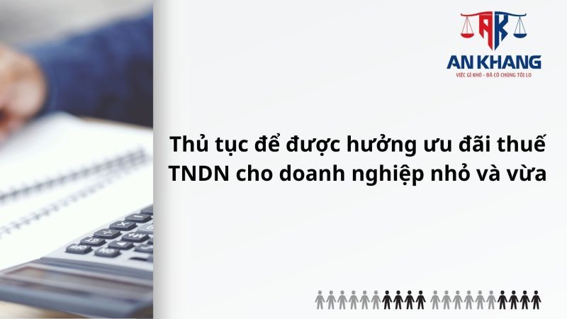 Ưu đãi thuế thu nhập doanh nghiệp
