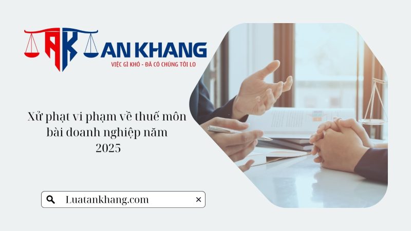 Mức thuế môn bài doanh nghiệp
