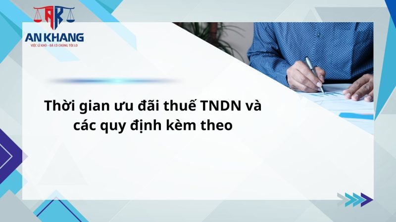 Điều kiện áp dụng ưu đãi thuế thu nhập doanh nghiệp