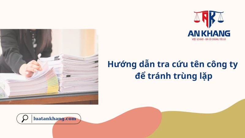 Quy định đặt tên công ty