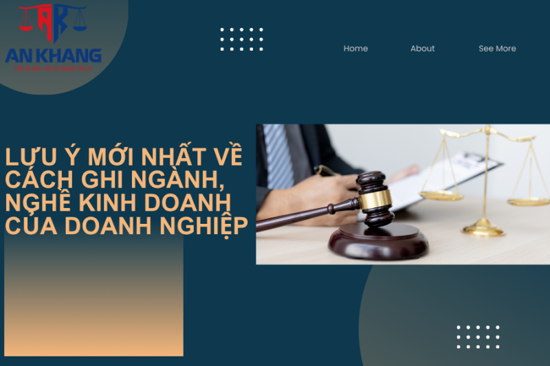 Thủ tục đăng ký ngành nghề kinh doanh