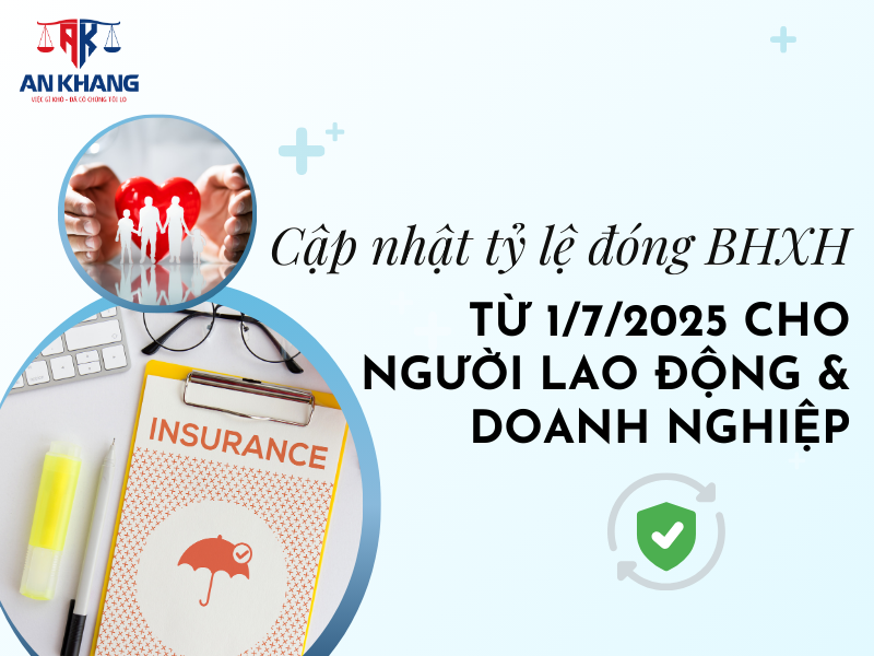 Cập nhật tỷ lệ đóng BHXH từ 1/7/2025 cho người lao động và doanh nghiệp