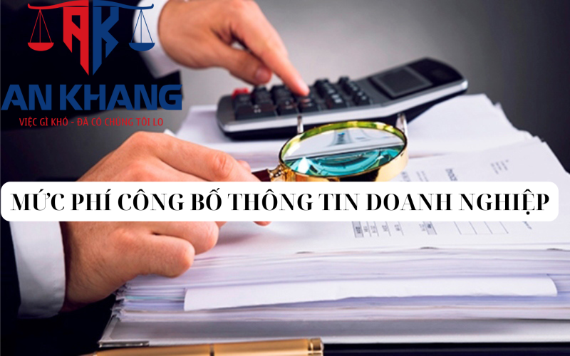 mức phí công bố thông tin doanh nghiệp