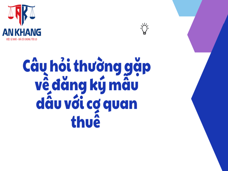 đăng ký mẫu dấu với cơ quan thuế