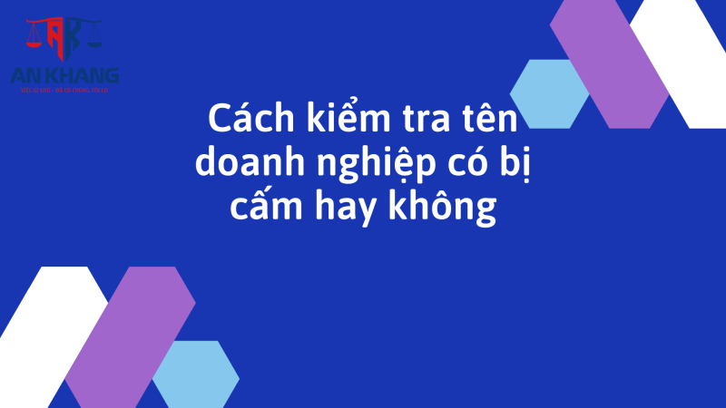 Tên doanh nghiệp bị cấm