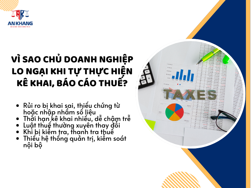 Vì sao chủ doanh nghiệp lo ngại khi tự thực hiện kê khai, báo cáo thuế