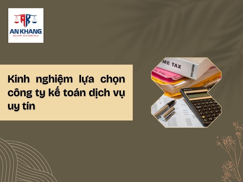 công ty kế toán dịch vụ