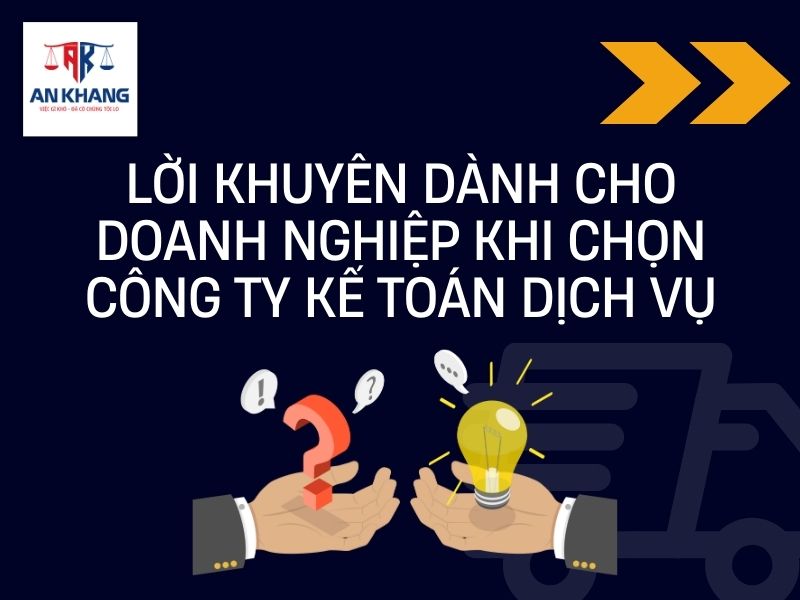 công ty kế toán dịch vụ