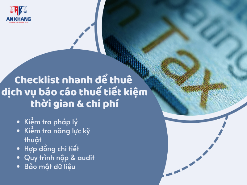 dịch vụ báo cáo thuế
