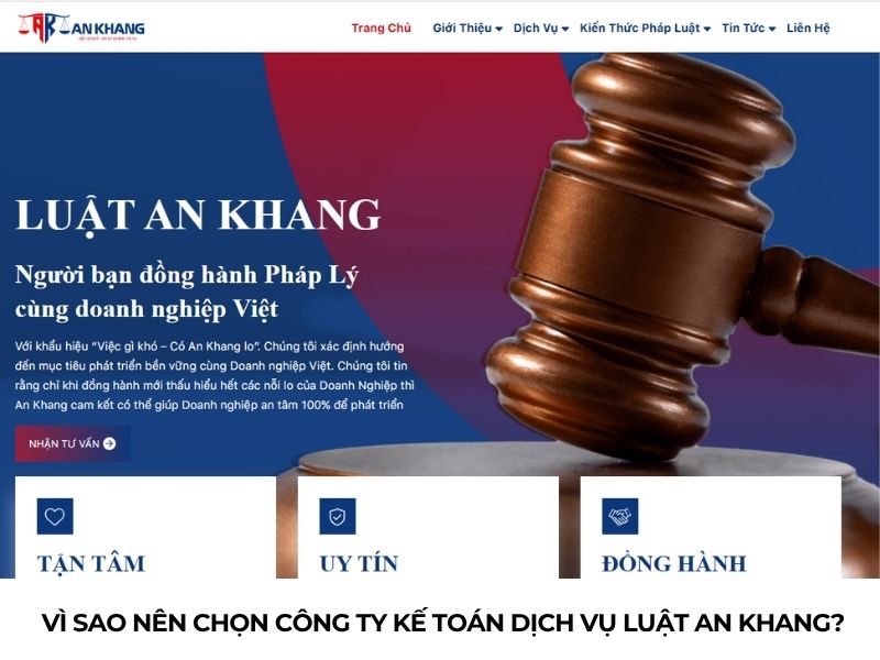 Vì sao nên chọn công ty kế toán dịch vụ Luật An Khang?