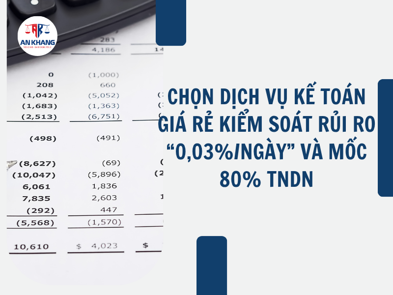 dịch vụ kế toán giá rẻ