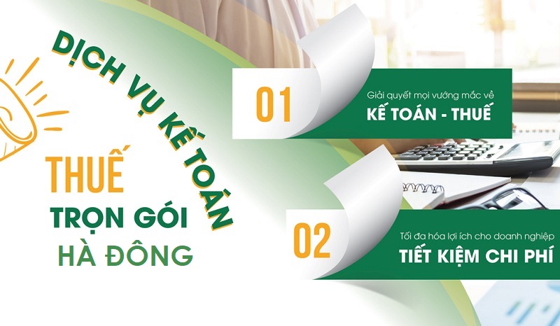 Dịch vụ kế toán trọn gói giá rẻ tại Hà Đông